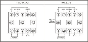 Relé de Tiempo Multifunción TMC5X TMCON DIN 48*48 con Pantalla LCD, Temporizador Digital Industrial - Product Image 3