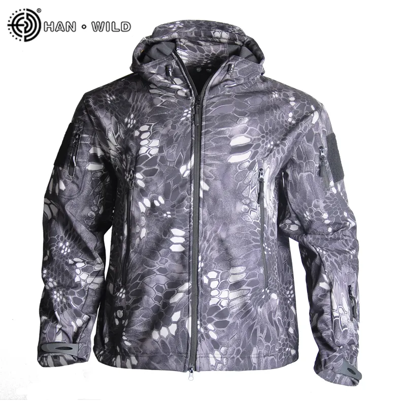 HAN jaket kamuflase liar mode luar ruangan jaket taktis jaket tahan angin dan tahan air