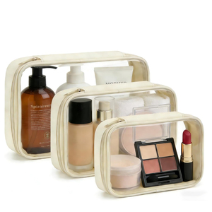 กระเป๋าเครื่องสำอางพีวีซีแบบใส ทนทาน สำหรับโปรโมชั่น  ปรับแต่งได้ - Product Image 1