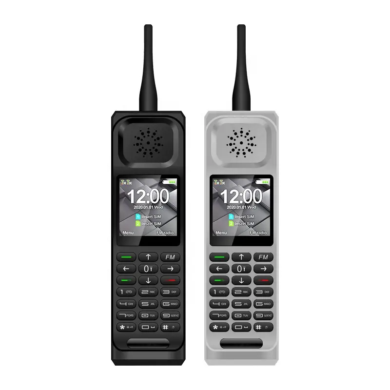 Hoswn โทรศัพท์มือถือ H999 2G GSM,โทรศัพท์ไร้สายสไตล์ย้อนยุค Built-In เสาอากาศอิฐโทรศัพท์มือถือพร้อมฟังก์ชั่น Power Bank 1200MAh