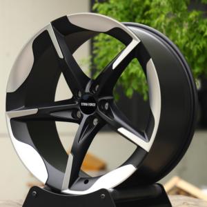 Jantes de voiture TITAN 19 20 21 22 pouces 5x112, jantes en alliage d'aluminium forgé sur mesure pour <span class=keywords><strong>Tesla</strong></span> <span class=keywords><strong>Model</strong></span> Y <span class=keywords><strong>3</strong></span> Xiaomi SU7 Yu 7 Zeekr 001 - Product Image 3