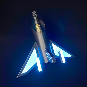 Exhibidor de Botellas de Acero Inoxidable con Luz LED, <span class=keywords><strong>Modelo</strong></span> de Avión Personalizado, Exhibidor de Botellas Luminoso, Exhibidor de Botellas de Vino - Product Image 3