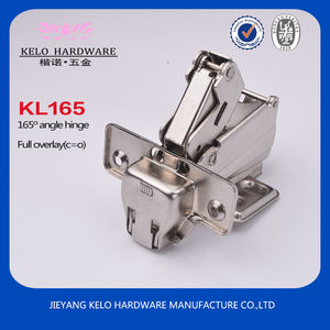 Charnière à angle de 165 degrés Kelo en acier nickelé à fermeture amortie pour armoire, cuisine, hôpital, chambre, maison, bureau, entrée - Vente chaude - Product Image 5