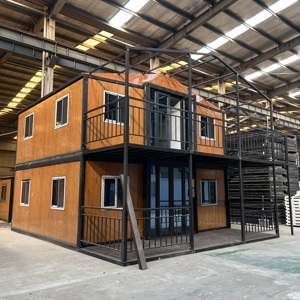 Maisons préfabriquées pliantes à bon <span class=keywords><strong>prix</strong></span>, 20 pieds, 30 pieds, 40 pieds, 2 étages, maisons préfabriquées de luxe à 2 étages, maisons conteneurs extensibles de 40 pieds, maison conteneur - Product Image 3