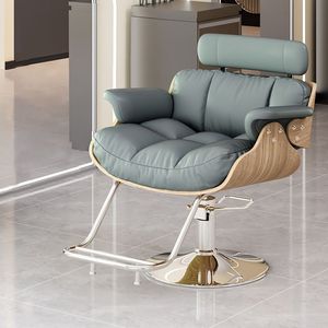 Silla <span class=keywords><strong>de</strong></span> Barbero <span class=keywords><strong>de</strong></span> Estilo Europeo Simple, <span class=keywords><strong>de</strong></span> Madera, con Asiento <span class=keywords><strong>de</strong></span> Cuero, <span class=keywords><strong>Diseño</strong></span> Elevable, <span class=keywords><strong>para</strong></span> Salón <span class=keywords><strong>de</strong></span> Belleza y Barbería - Product Image 2