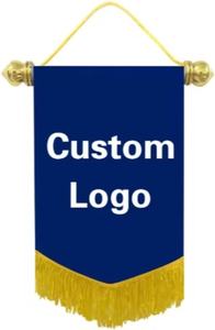 Venta Directa de Fábrica, Banderas de Fútbol de Poliéster con Logotipo Personalizado, Impresión Digital, Ideales para la Zona de Aficionados del Estadio, Ambiente de Día de Partido - Product Image 4