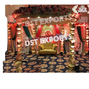 Mandaps de mariage anciens à vendre, ensemble de mandaps de mariage traditionnels Gujarati, dernière fabrication de mandaps de mariage indiens WASHINGTON - Product Image 1
