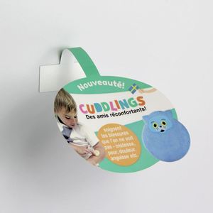 Étagère de présentation en plastique de haute qualité personnalisée, type swing strip, pour la publicité en supermarché - Product Image 2
