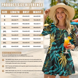 Chemisier Chic <span class=keywords><strong>Grande</strong></span> <span class=keywords><strong>Taille</strong></span> pour <span class=keywords><strong>Femme</strong></span> à Manches Courtes Imprimé Floral Col Rond Ample – Vente en Gros - Product Image 6