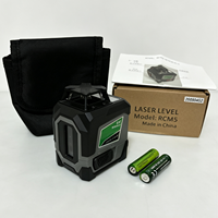 Mini niveau laser électronique portable à 5 lignes pour carrelage, plafond, menuiserie et travaux de construction intérieure