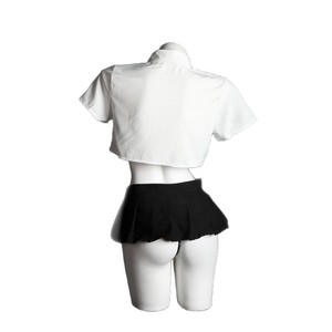 Camisa Blanca de Manga Corta, Tela Oxford Transpirable, Uniforme Escolar para Mujer, Modelo 8515 - Product Image 4
