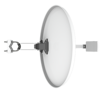 Point d'accès sans fil extérieur QTECH 27dBi à gain d'antenne PTP/PTMP QW Echo 5ac 5GHz MIMO CPE, pont WiFi à double polarisation RJ45