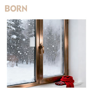 Ventanas abatibles con marco <span class=keywords><strong>de</strong></span> cobre Premium elegante <span class=keywords><strong>de</strong></span> rotura <span class=keywords><strong>de</strong></span> puente térmico para escaparates <span class=keywords><strong>de</strong></span> centro comercial <span class=keywords><strong>de</strong></span> lujo - Product Image 3