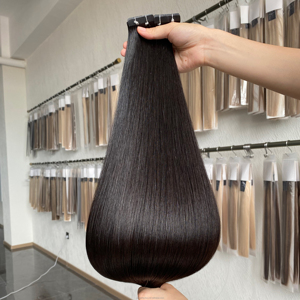 เทปต่อผมแบบไร้รอยต่อทำจาก PU ผมต่อแบบเทปกาวสองชั้นสีบลอนด์ผมยุโรป - Product Image 1