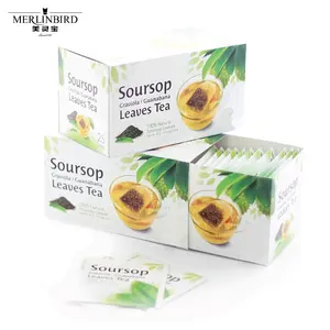 Chá de ervas 100% natural, saquinho de chá de graviola com folhas secas, chá de graviola, mais vendido
