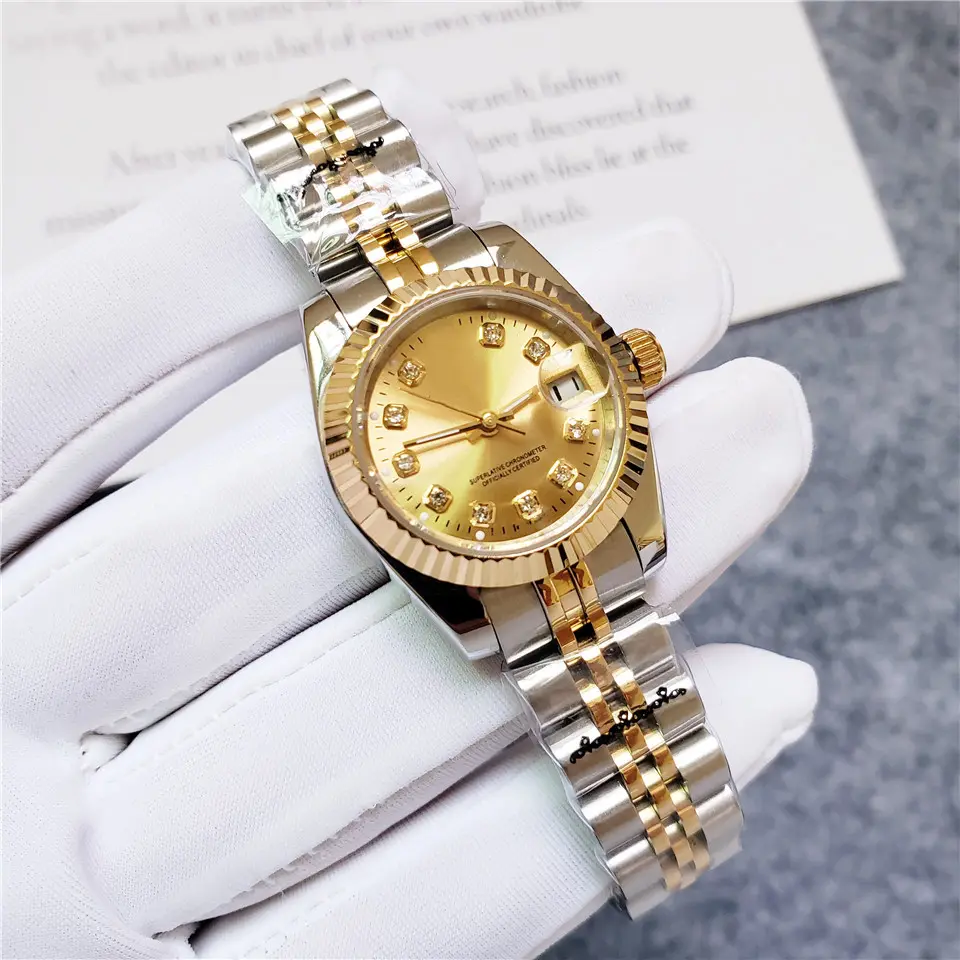 2021 European and American luxury designer watches ladies 36mm 904L steel belt mechanical watch luxury watches