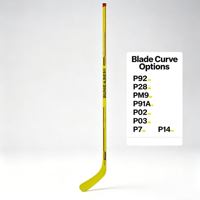 Bâton de hockey sur gazon, bâton de hockey sur glace, bâton de hockey pour jeunes, en fibre de carbone composite, 460g, durable, prix de gros, OEM