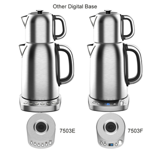 Bình đun nước và ấm trà điện bằng thép không gỉ thông minh <span class=keywords><strong>1.7l</strong></span> kiểu Thổ Nhĩ Kỳ - Product Image 4