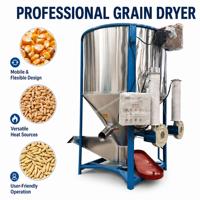 Séparateur de grains à économie d'énergie, sécheur multi-cultures pour riz paddy et céréales, tour de séchage pour petites exploitations agricoles, prix usine