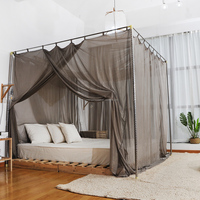 Toldo de Protección EMF con Fibra de Plata 100% Pura, Tienda de Campaña para Cama con Conexión a Tierra, Protección 5G