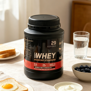 Proteine del Siero di Latte in Polvere Gusto Cioccolato Doppio, 24g di Proteine, 29 Porzioni, Integratore Post-Allenamento per lo Sviluppo Muscolare - Product Image 2