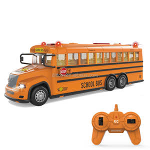 Autobús de Transporte RC 2.4G al por Mayor, 4 Canales, Sonido de Simulación, Luces LED, Puertas Abribles, RC Bus RTR para Interiores y Exteriores, Regalo para Niños y Niñas - Product Image 2