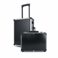 Valise à outils en aluminium 2 pièces, fabriquée en ODM et OEM, avec insert en mousse EVA pour le rangement des outils