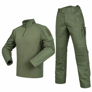 DFU811 G6 <b>Frog</b> <b>Suit</b> Tactical <b>Suit</b> Green Uniform Set Long Sleeve Shirt And Pants Outdoor Breathable All Seasons Wear - Product Image 1