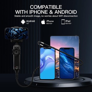 Wifi 180 Articuleren Borescope Rotatie Endoscoop Inspectie Camera Met Bestuurbare Sonde Compatibele <span class=keywords><strong>Iphone</strong></span> En <span class=keywords><strong>Android</strong></span> Pq315a - Product Image 4