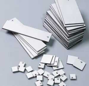 ISSR PZT-5a PZT-8 Rectangle Piezoelectric Sheet Plates PVDF Piezo Ceramic Sheet Material 2mm 6mm 8 Mm Piezo PZT Plate