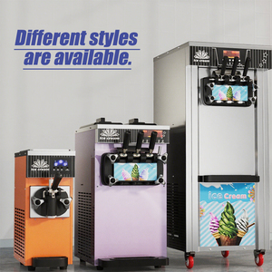 イタリア製業務用18-25L/H自動アイスクリームマシン 家庭用/業務用 新品 ソフトクリーム 高品質ステンレス鋼 220V アイス - Product Image 2