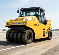 Compacteur à roues en caoutchouc CNCMC TRW20-30, pression des pneus 307-460 kPa, moteur Cummins 125 kW, pour finition de surfaces d'aéroports et rouleaux compresseurs routiers