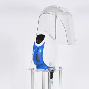SY-OX2 meist verkaufte O2toderm Spritzpistole & O2toderm Sauerstofftherapie-Maschine High Flow Sauerstoff-Gesichts ausrüstung mit LED-Kuppel