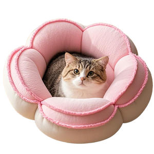 Sakura Écologique Petit Chien et Chat Nid D'hiver Pet Lit avec Amovible Plus Achat Chaud Couvert Nid-Vente en Gros - Product Image 5