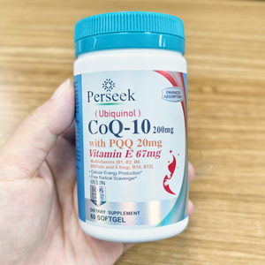 Cápsulas Blandas de Ubiquinol CoQ10 200mg con <span class=keywords><strong>PQQ</strong></span> y Vitamina E |   Suplemento de Apoyo para el Corazón y la Inmunidad, Seguro para el Embarazo, Certificado ISO, 60 Unidades - Product Image 3