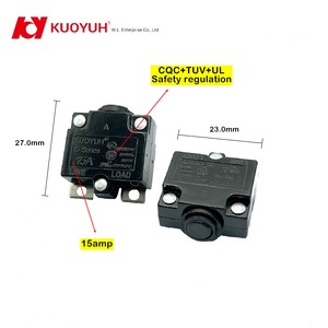 Protector de Sobrecarga de Corriente en Miniatura de Precisión Serie 15 KUOYUH para Powercube/Regleta de Enchufes - Product Image 2
