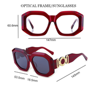 Nouvelles montures optiques en acétate à la mode monture de lunettes de haute qualité monture de lunettes de taille moyenne en gros