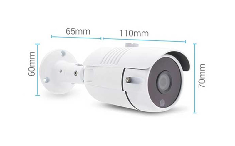 Factory Price Newest Ahd 2mp F1.0 Lens Color Night Vision Imx307 Ip66 Metal Bullet Cctv Home Security Camera System