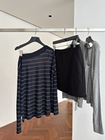 Découvrez nos styles décontractés d'été à épaules dénudées : T-shirts polyvalents, amincissants, transparents et rayés à manches longues qui vont avec tout.