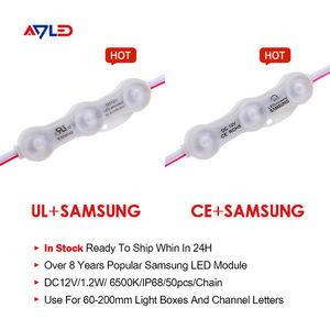 Módulo LED Ultra Delgado de 1.2W, 68x15x9.5mm, IP68, DC12V, 170 °   Para Señales de Profundidad Media – Garantía de 7 Años Corte Fácil Cada 50 Unidades - Product Image 4