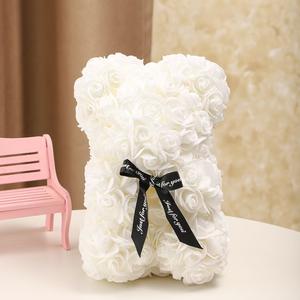 <span class=keywords><strong>P</strong></span>-2 25Cm Kunstmatige Teddyroos Beer Met Led Met Heldere Geschenkdoos Voor Valentijnsdag Cadeau - Product Image 2