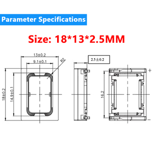 Altoparlante Dinamico Micro 1813 18*13MM 8 Ohm 1W del Produttore, Altoparlante Vocale Intelligente Wireless per Tablet e Computer OEM/ODM - Product Image 2