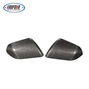 Pegatina de cubierta de espejo lateral de fibra de carbono seca Real sin luz para Ford <span class=keywords><strong>Mustang</strong></span> - Product Image 2