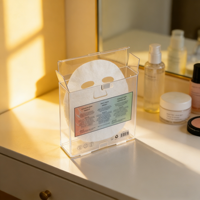 Rehaussez l'image de votre marque avec une boîte cosmétique personnalisée en PP givré, pliable, écologique et recyclable pour rouge à lèvres, mascara et blush.