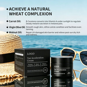 Crème Accélérateur de Bronzage OEM avec Huile de Carotte, Huile de Noix et Huile d'Olive – Accélérateur de Bronzage Rapide pour un Éclat Naturel de Bronzage Soleil - Product Image 2