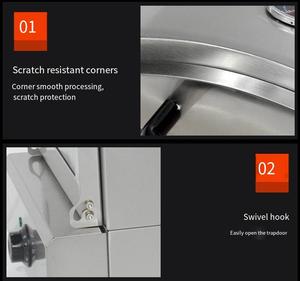 Una cubierta 2 bandeja pan pastel pizza buena panadería comercial horno de gas comercial portátil - Product Image 3