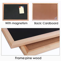 Tableau magnétique en bois léger pour notes et planning hebdomadaire, idéal pour la maison et le bureau