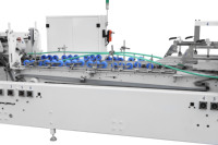 Máquina Plegadora y Encoladora Automática Eléctrica WESTONIX para Cajas de Cartón de 4 y 6 Esquinas con Embalaje de Papel y Plástico