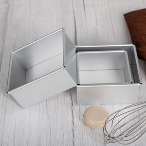 <span class=keywords><strong>Molde</strong></span> de pastel de Aluminio flexible cuadrado <span class=keywords><strong>para</strong></span> hornear DIY - Product Image 3