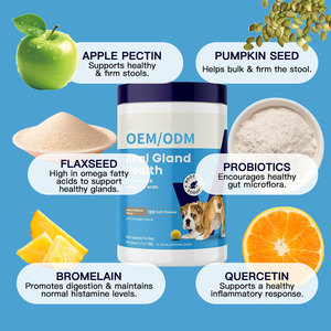 OEM ODM Friandises à mâcher molles pour la santé des glandes anales des chiens avec probiotiques - Soutien digestif et immunitaire - Product Image 2